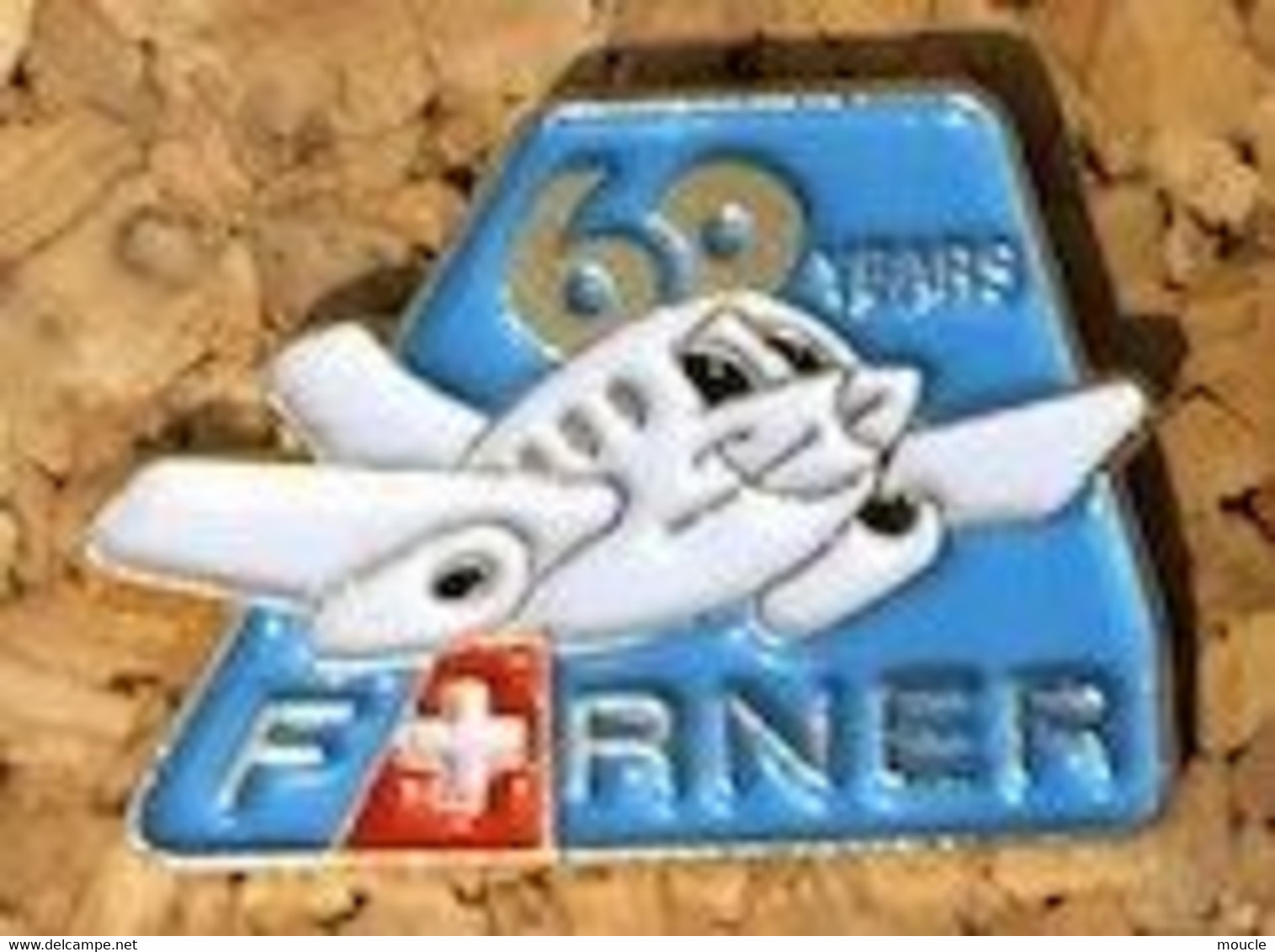 60 ANS COMPAGNIE AERIENNE FARNER - SUISSE - PLANE - AVION - SCHWEIZ - SWISS - SVIZZERA - 60 YEARS - JAHRE -    (26) - Avions