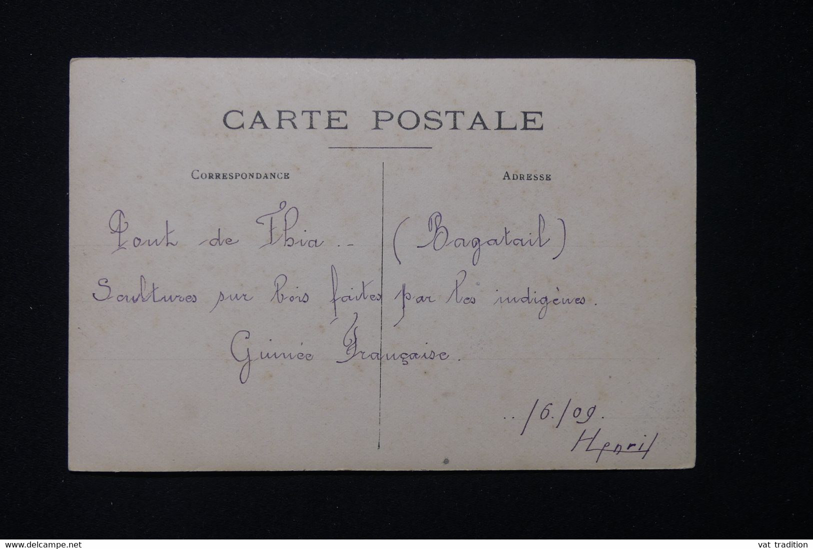 GUINÉE - Carte Postale Photo Du Pont De Fhia ( Bagatail ) En 1909 - L 82290 - Guinée Française