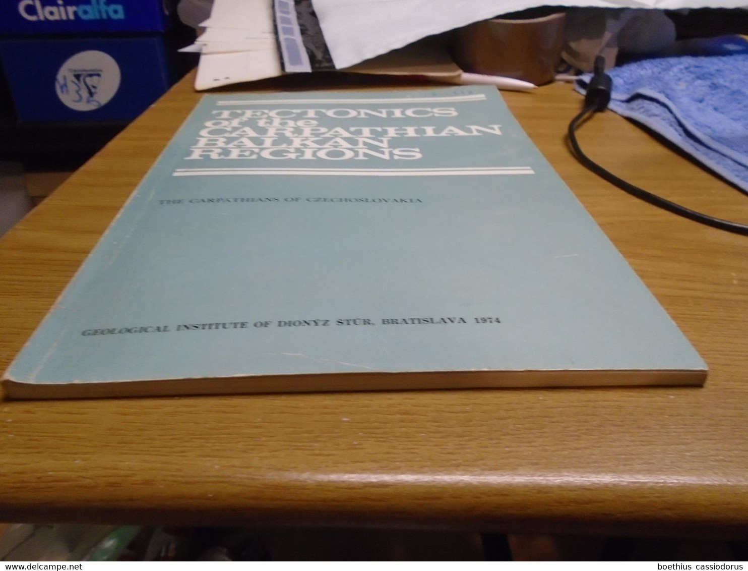 TECTONICS OF CARPATHIAN BALKAN REGIONS, CARPATHIANS OF CZECHOSLOVAKIA GEOLOGICAL INSTITUTE OF DIONYZ STUR, BRATISLAVA 74 - Aardwetenschappen