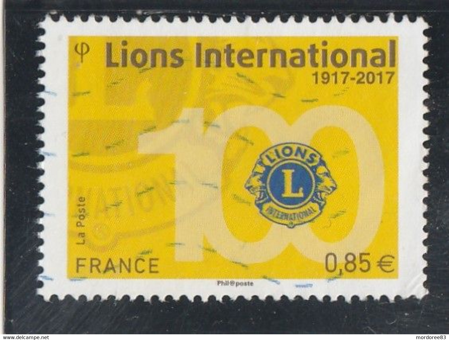 FRANCE 2017 LIONS INTERNATIONAL OBLITERE  YT 5152 - - Used Stamps