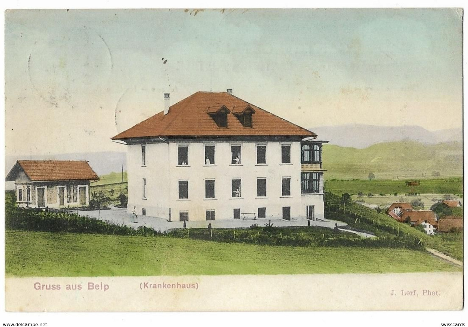 Gruss Aus BELP: Krankenhaus 1909 - Belp