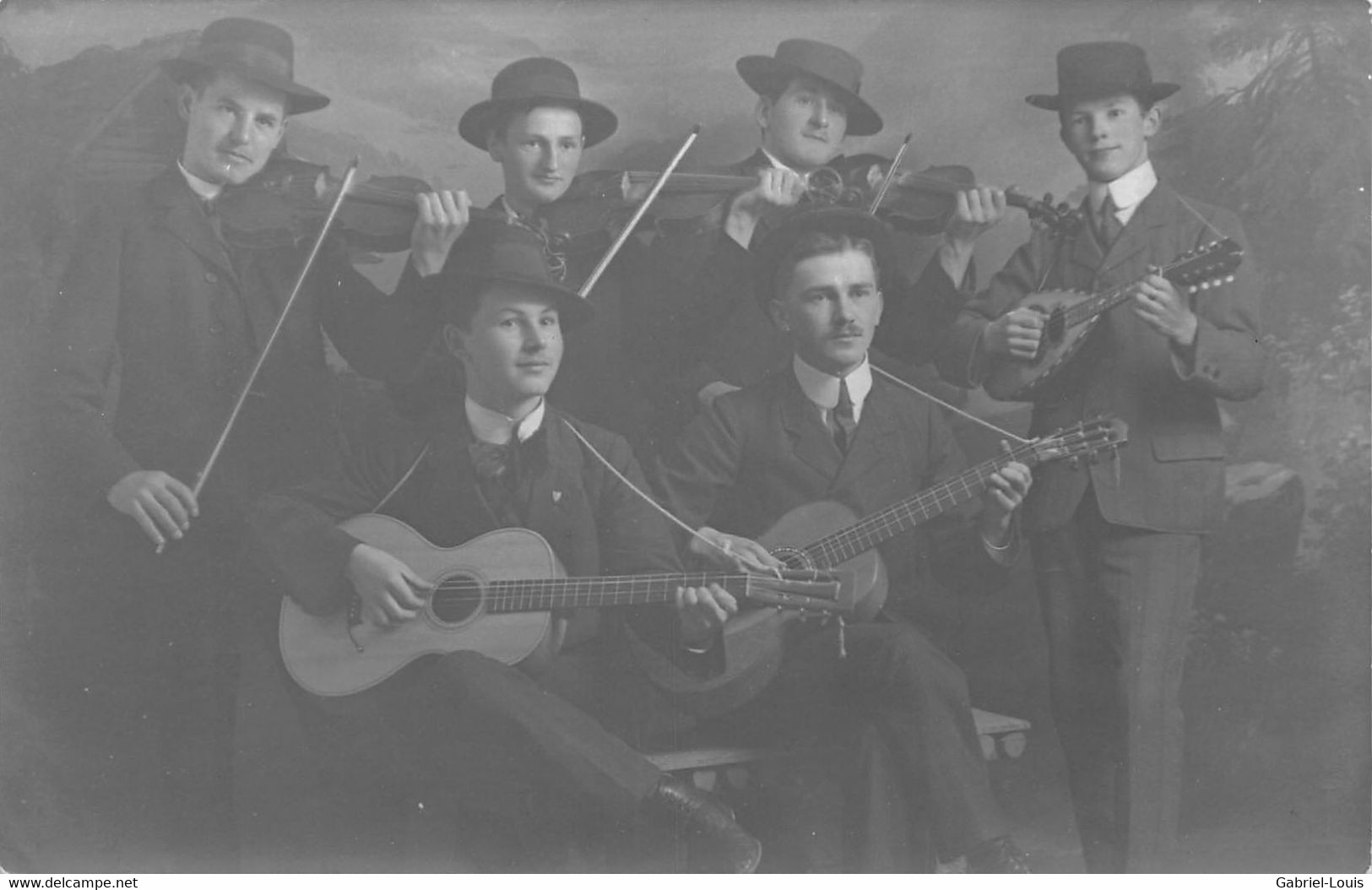 Carte - Foto - H Willemse Burggraben St. Gallen - St. Gallen Musikgruppe 1913 - San Galo