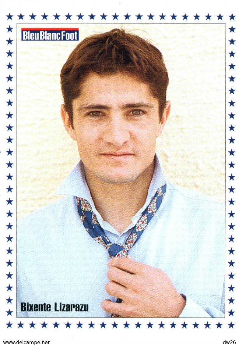 Football - Portrait De Bixente Lizarazu, Equipe De France - Carte Du Magasine Bleu-Blanc-Foot, Non Circulée - Fútbol