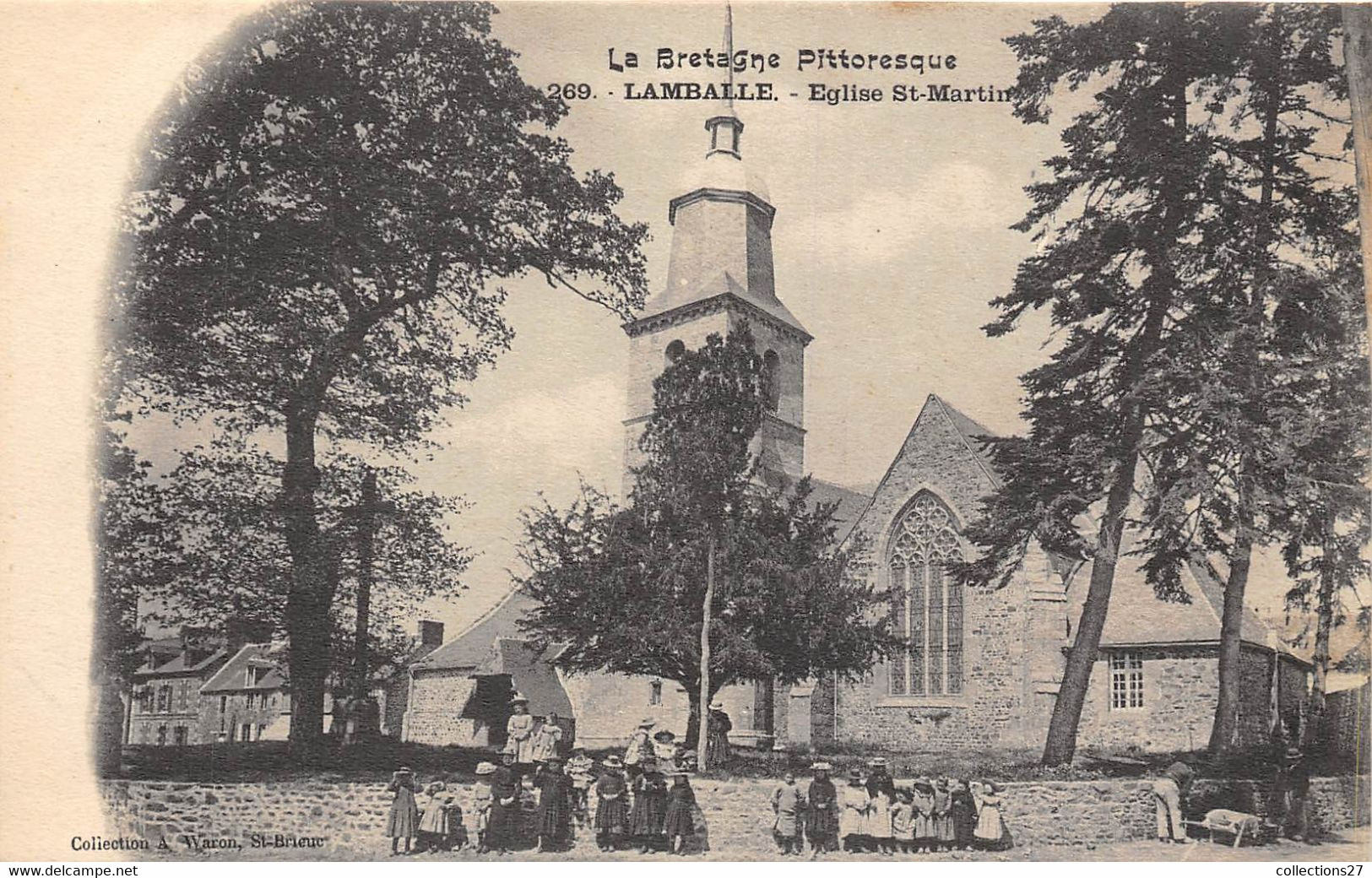 22-LAMBALLE- L'EGLISE ST-MARTIN - Lamballe