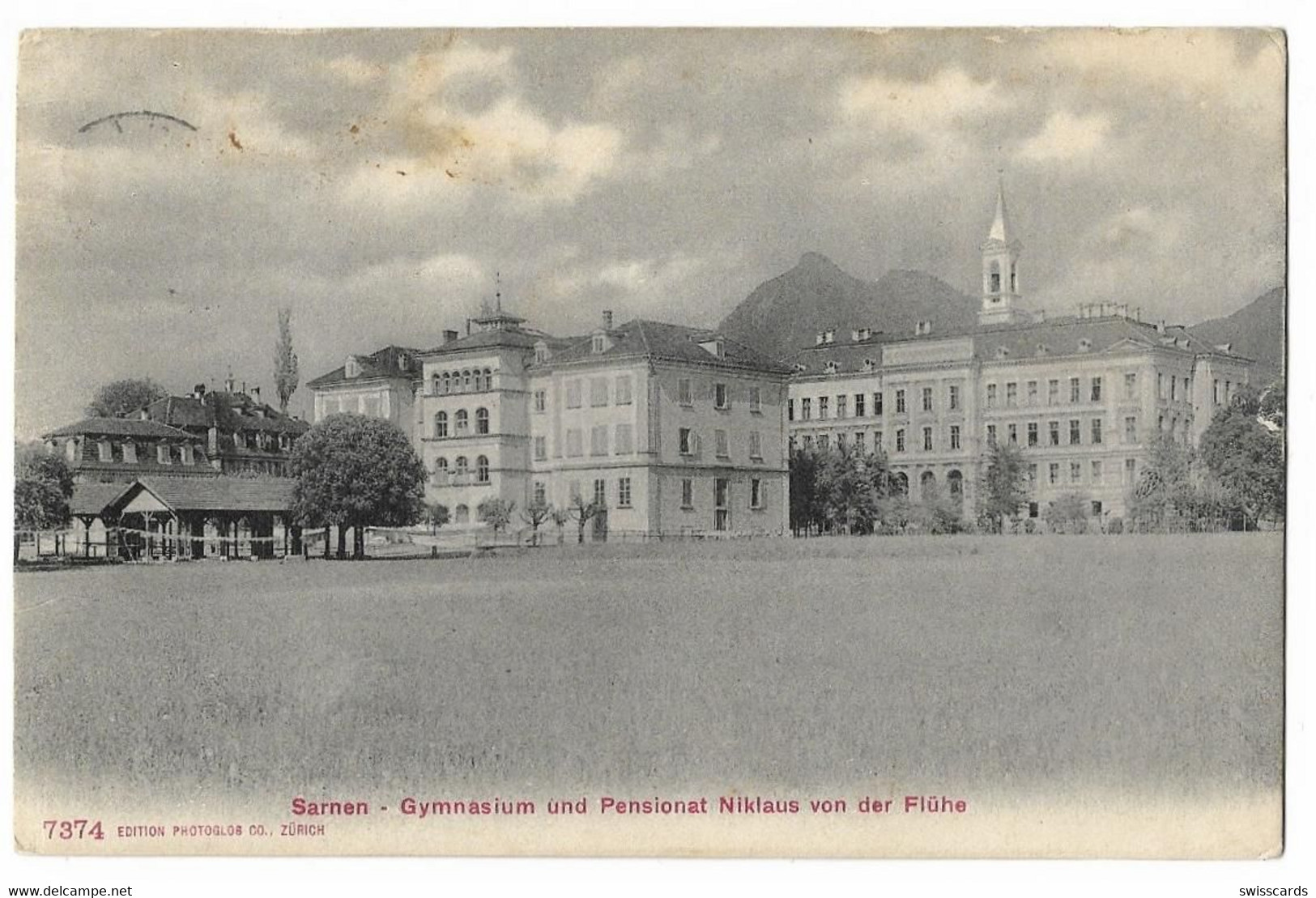 SARNEN: Gymnasium Und Pensionat Niklaus 1908 - Sarnen