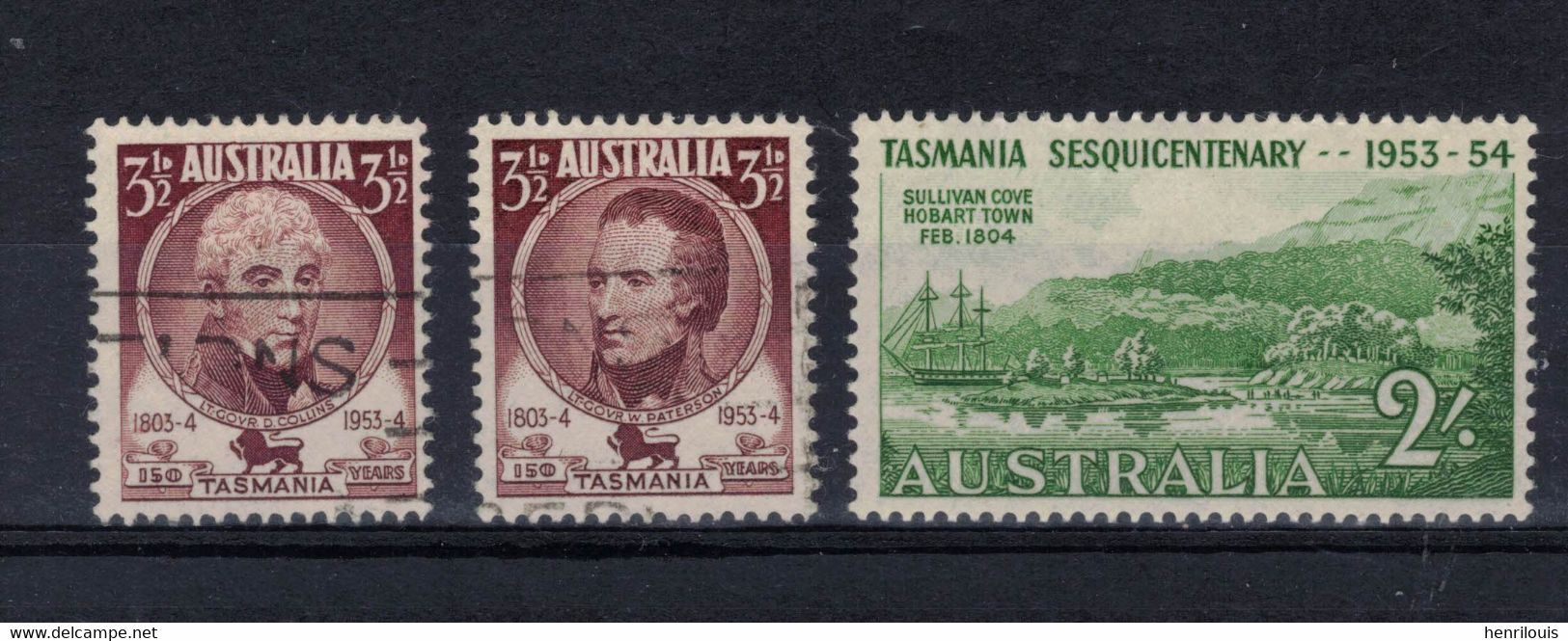 AUSTRALIE - Série De Timbres De1953  Oblitérés Et Neuf ** ( Ref 1969 )   Tasmanie  150 ème Anniversaire - Otros & Sin Clasificación