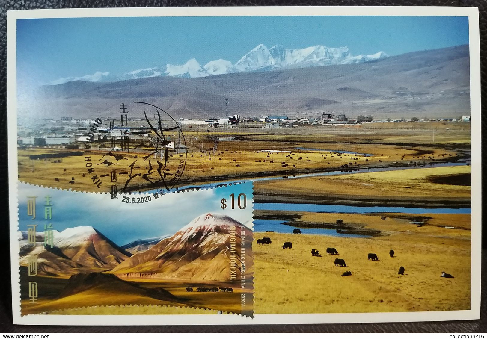 World Heritage China Qinghai Hoh Xil 青海可可西里 Nature Reserve Maximium Card MC B - Cartes-maximum