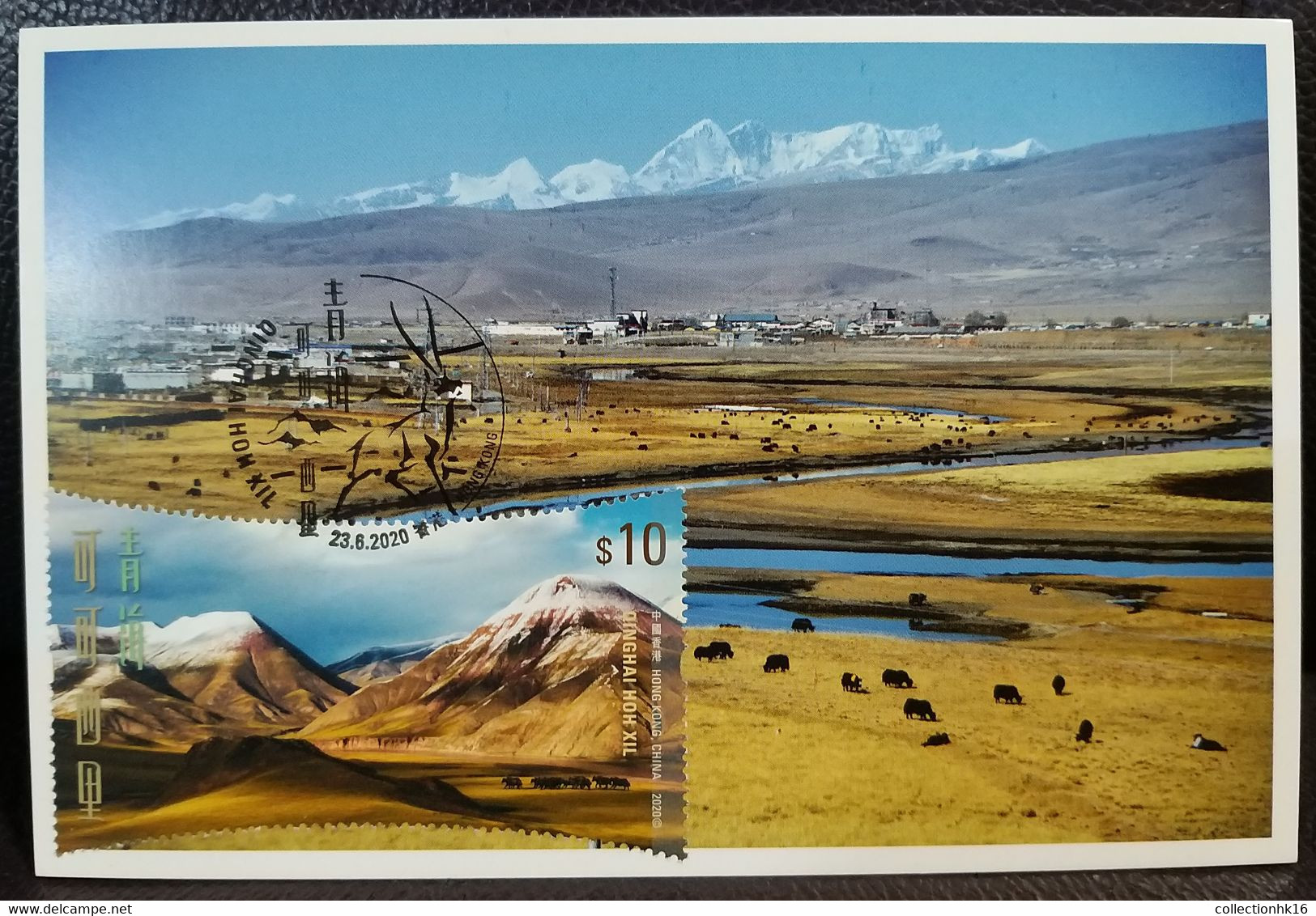 World Heritage China Qinghai Hoh Xil 青海可可西里 Nature Reserve Maximium Card MC B - Maximumkaarten