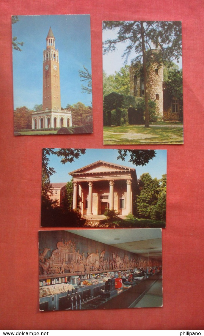 Lot Of 4 Cards     Chapel Hill  North Carolina        Ref  4540 - Chapel Hill