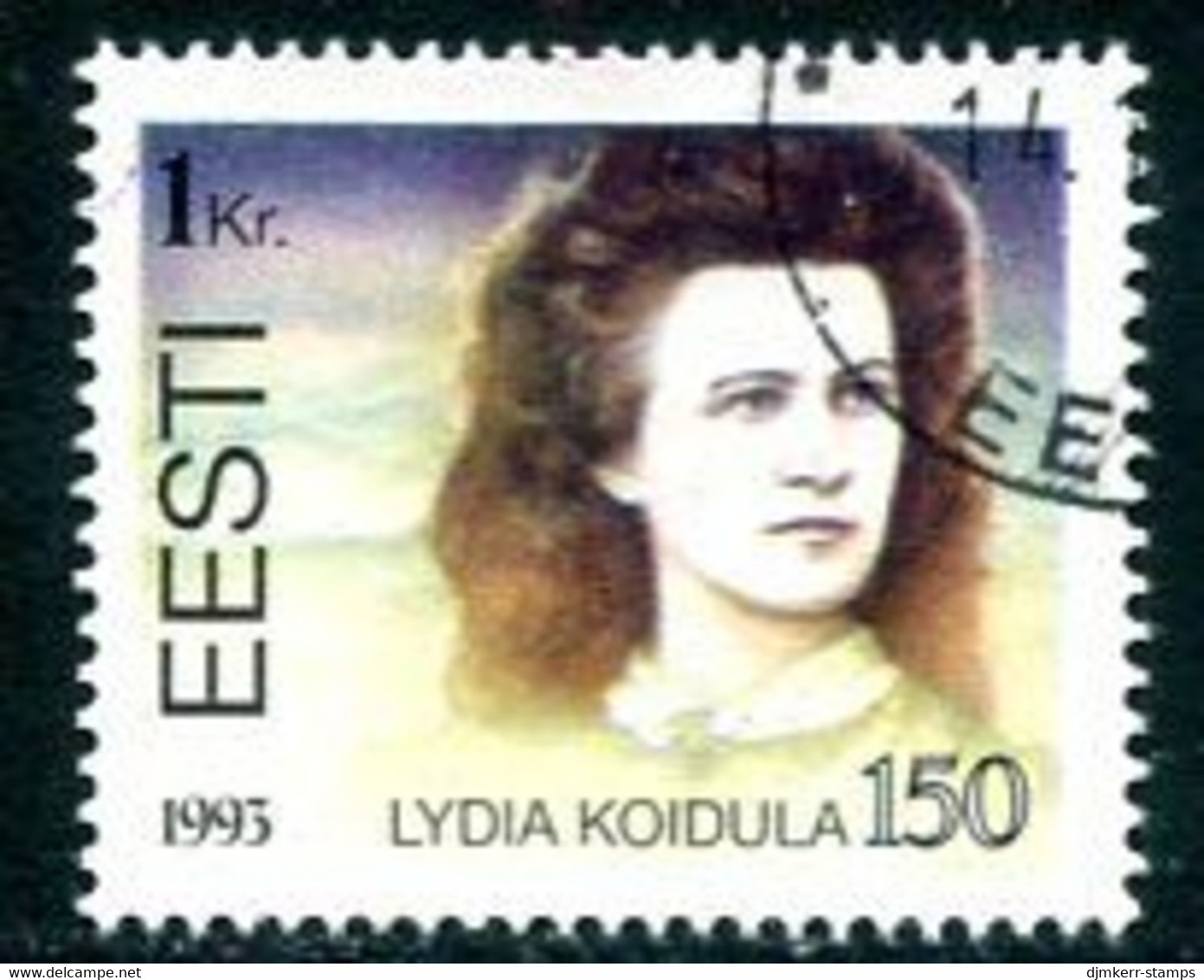 ESTONIA 1993 Koidula Anniversary Used.  Michel 219 - Estonia