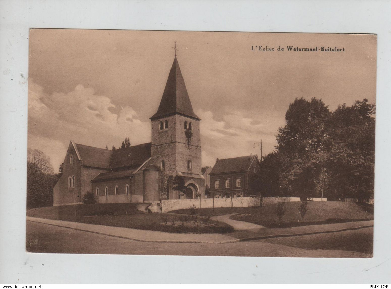 REF2768/ CP-PC Watermael-Boitsfort L'Eglise MINT - Watermaal-Bosvoorde - Watermael-Boitsfort