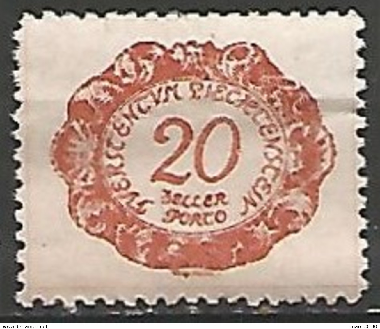 LIECHTENSTEIN / TAXE N° 4 NEUF Sans Gomme - Postage Due