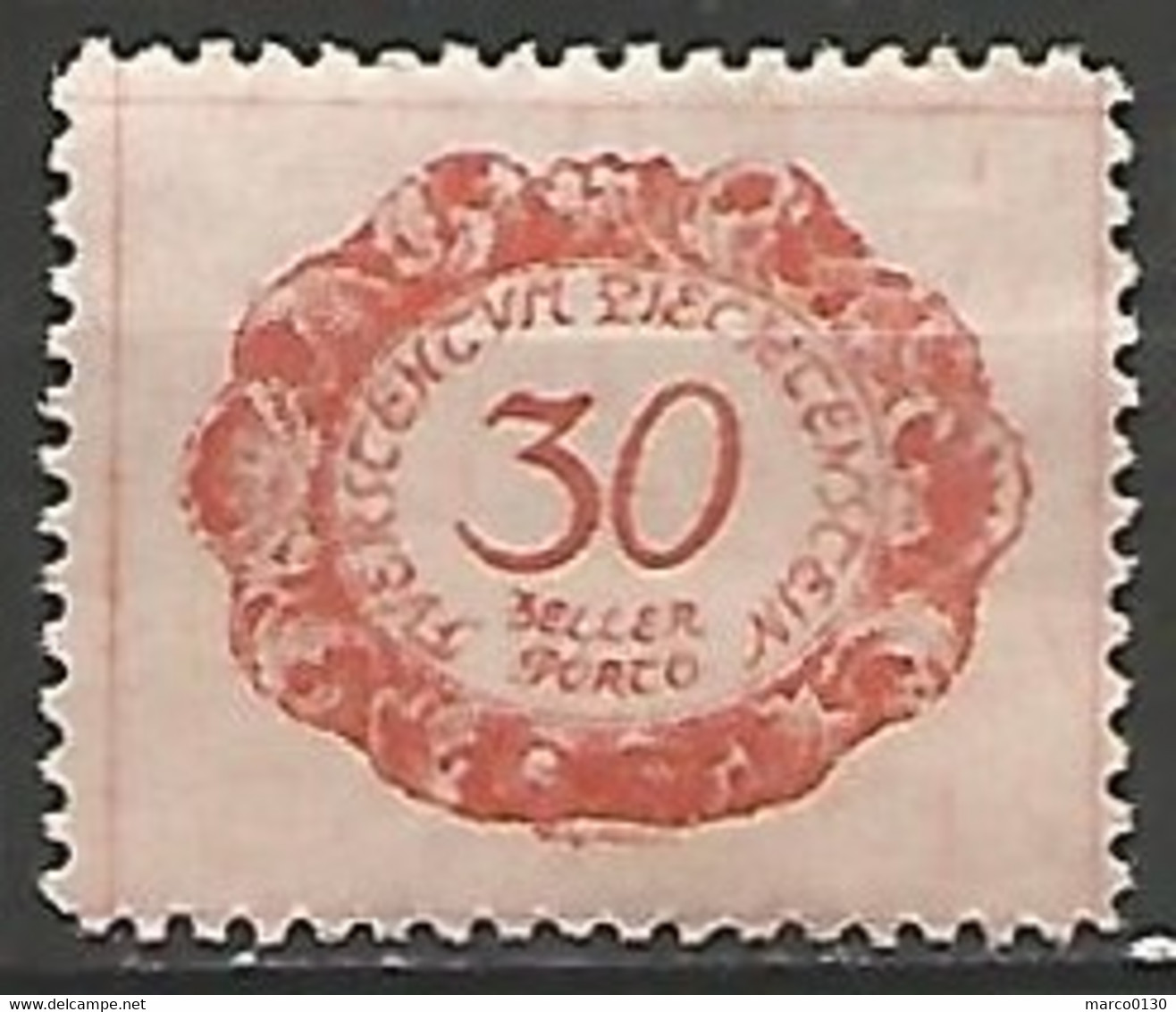 LIECHTENSTEIN / TAXE N° 6 NEUF Sans Gomme - Postage Due