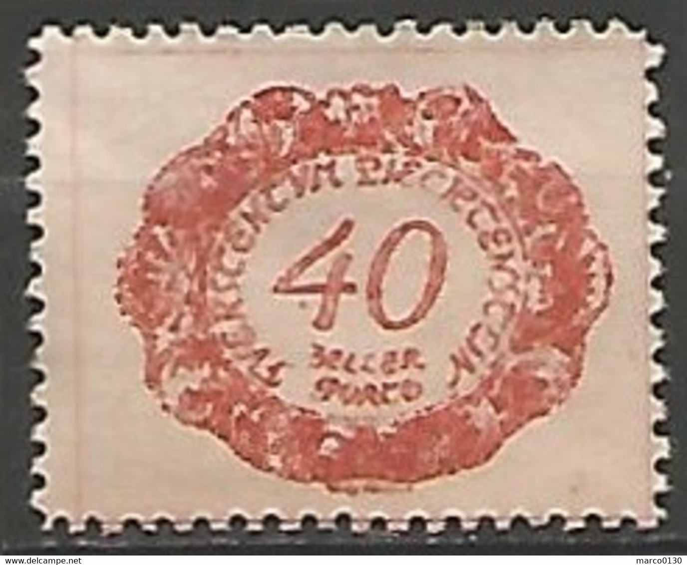 LIECHTENSTEIN / TAXE N° 7 NEUF Sans Gomme - Postage Due