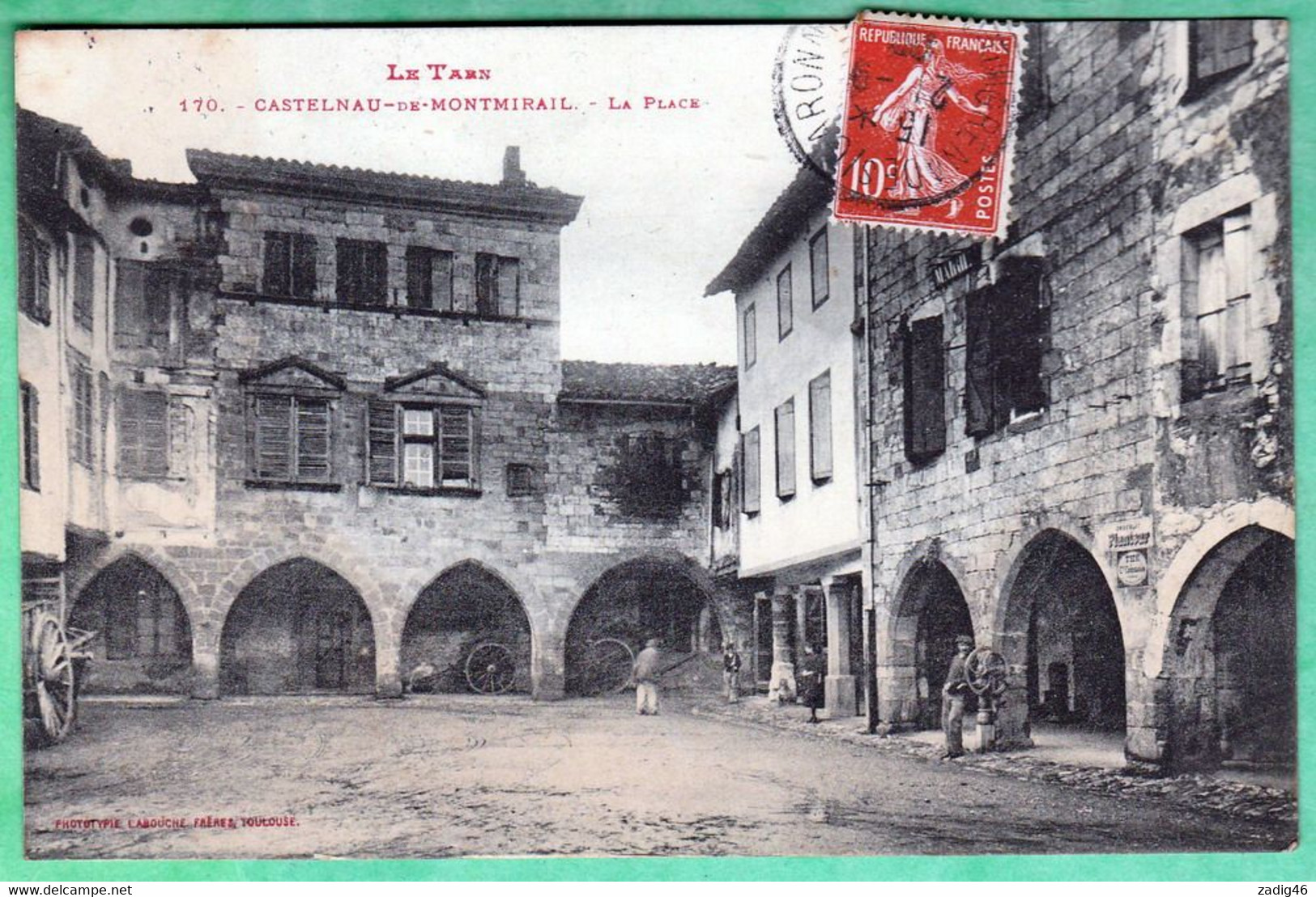 170 - CASTELNAU DE MONTMIRAIL - LA PLACE - Castelnau De Montmirail