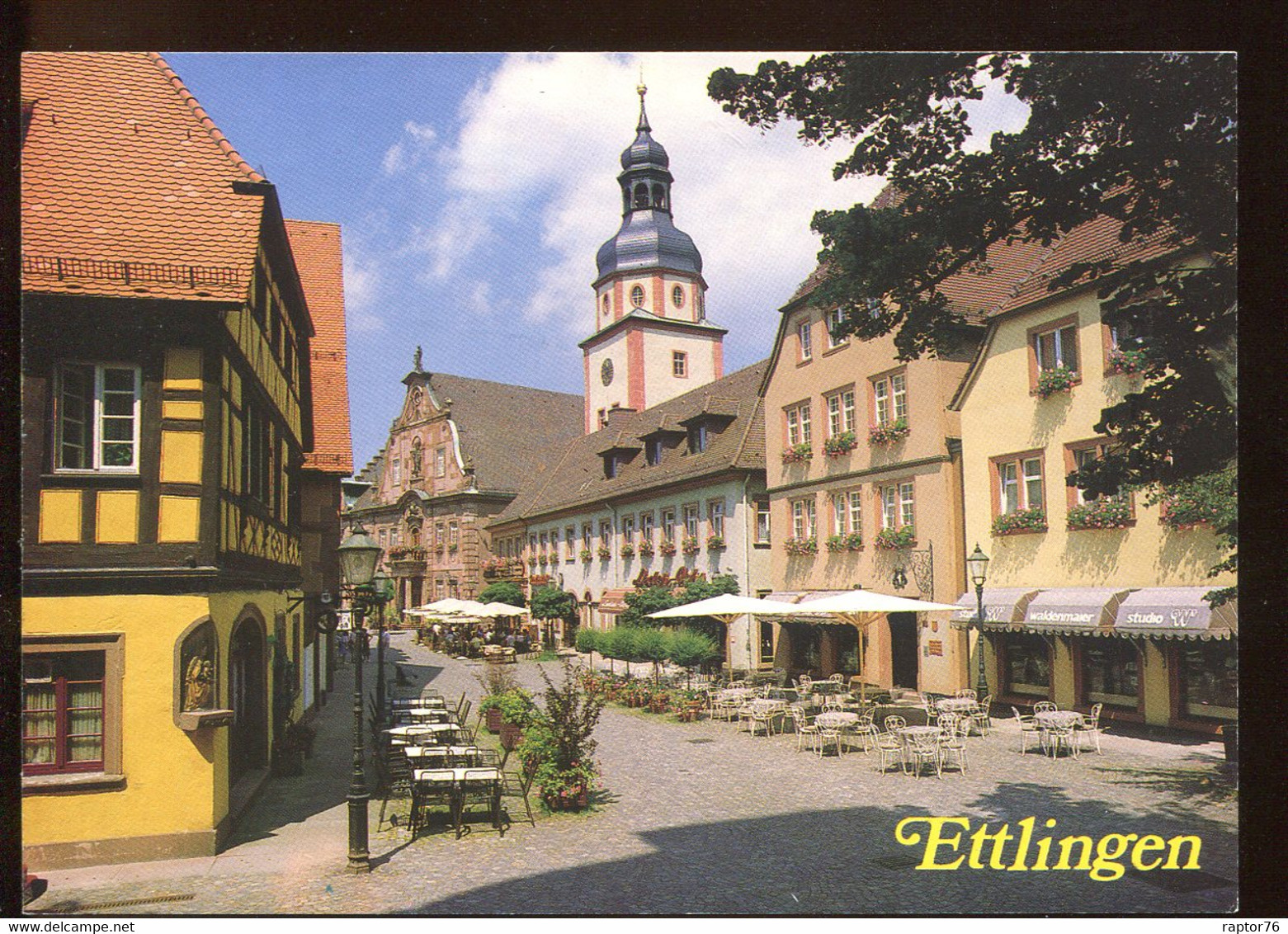 CPM Neuve Allemagne  ETTLINGEN  Blick Auf Das Rathaus - Ettlingen