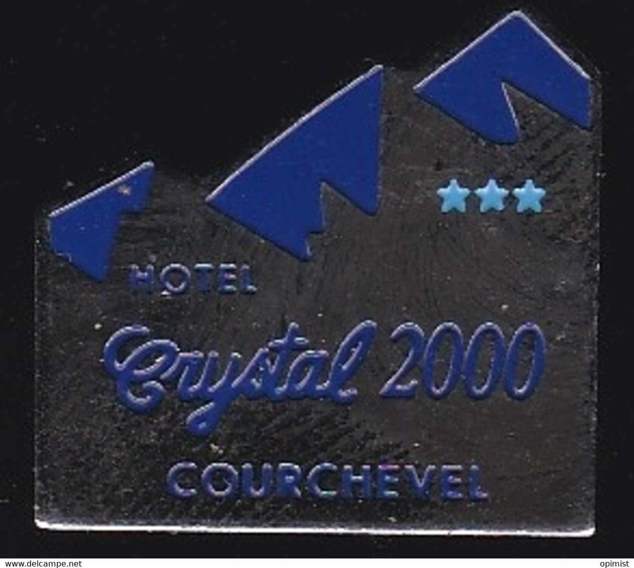 68996-  Pin's.Ski .Chalet Hotel Crystal 2000, Courchevel . Savoie - Wintersport