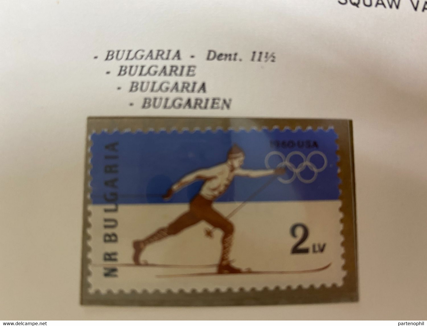 Bulgaria - Squaw Valley 1960 - Winter Olimpic Games / Sports / Giochi Olimpici - Set MNH - Winter 1960: Squaw Valley