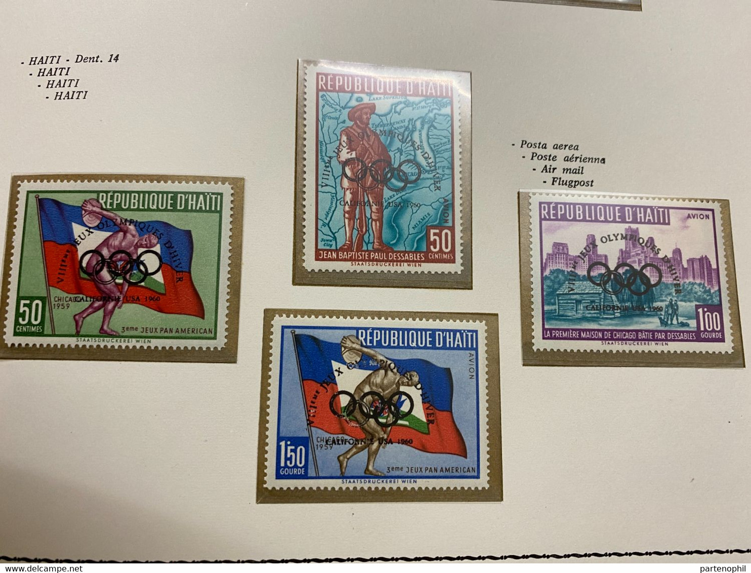 Haiti - Squaw Valley 1960 - Winter Olimpic Games / Sports / Giochi Olimpici - Set MNH - Inverno1960: Squaw Valley