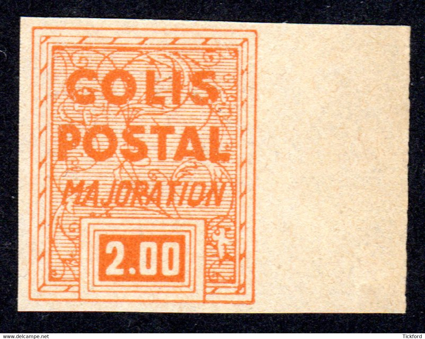 FRANCE 1941 - Colis Postaux N° Spink/Maury N°165E - Neuf **/MNH Non Dentelé, Non émis, Bdf, Rare Et SUP - Neufs