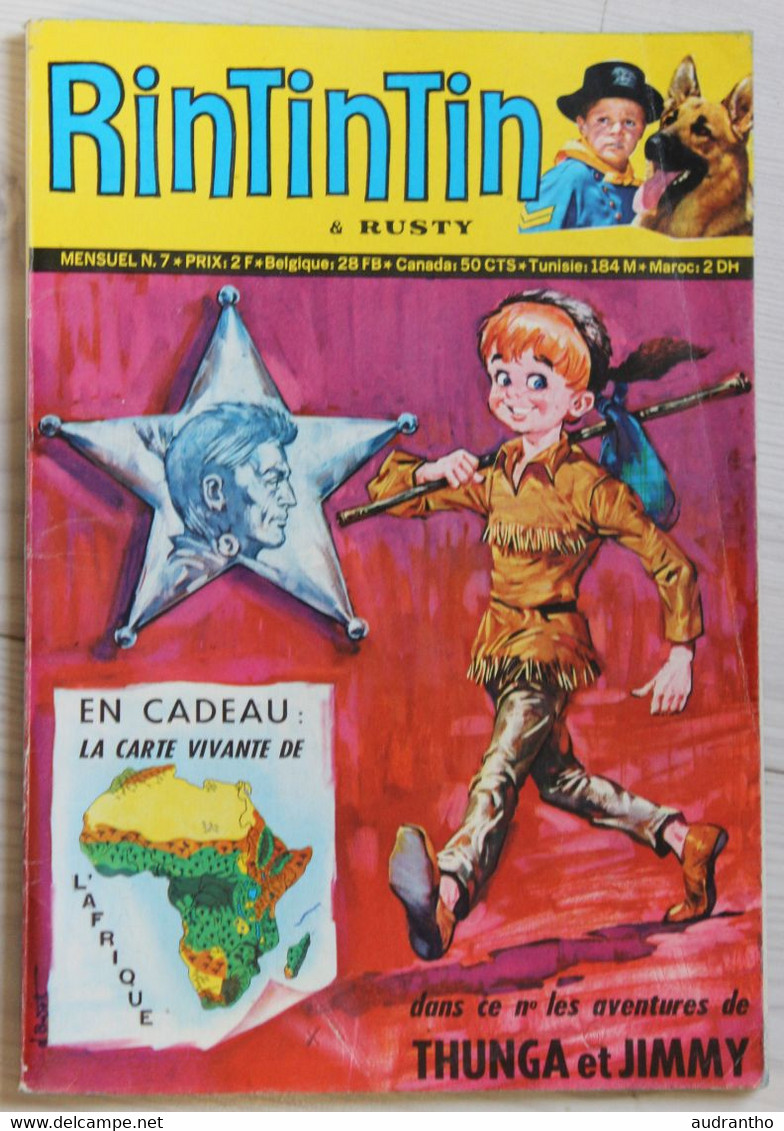 BD Rintintin Et Rusty Mensuel N°7 De 1970 - Rintintin