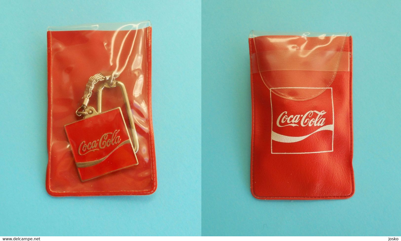 COCA-COLA ... Nice Old And Rare Keychain ... Mint In The Original Packaging * Keyring Key-ring Porte-clé Schlüsselring - Sleutelhangers