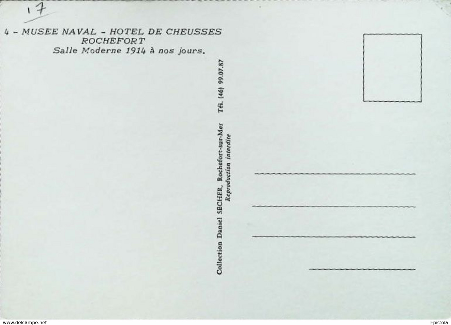 ►   Carte Postale Musée Naval Rochefort Maquette Bateau Et Ballon Dirigeable - Bâteaux
