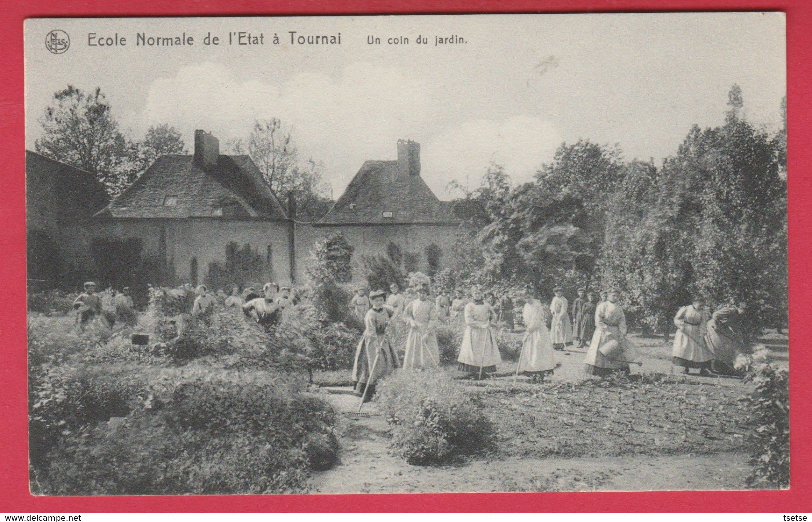 Tournai - Ecole Normale De L'Etat - Un Coin Du Jardin ... Travaux De Jardinage Par Les éléves ( Voir Verso ) - Tournai