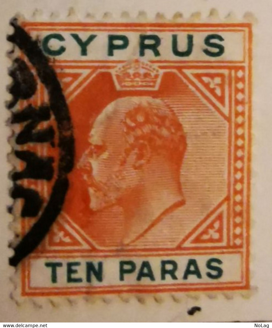 Chypre 1903-1908  -  Y&T  N° 45- 10pa. Orange Et Vert /0/ - Otros & Sin Clasificación