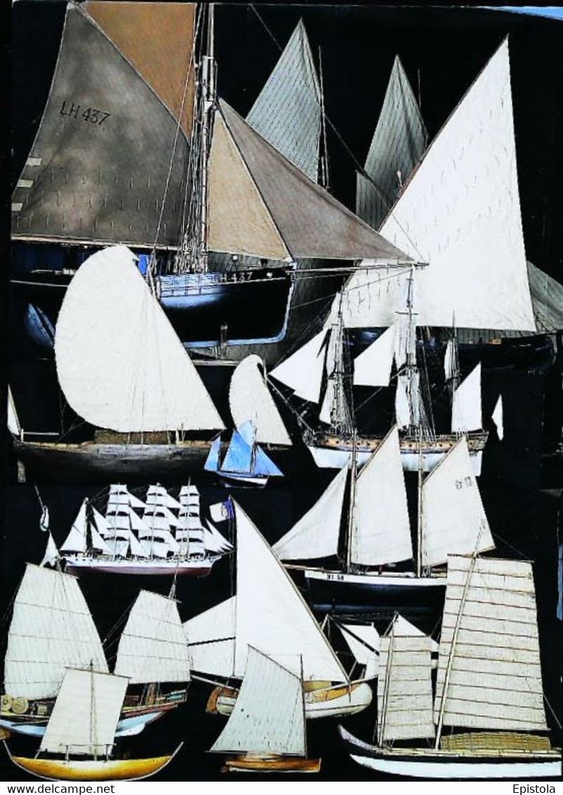 ►  Carte Postale   Composition De Voiles Musée Marine PARIS VOILIERS Sailboats - Bâteaux
