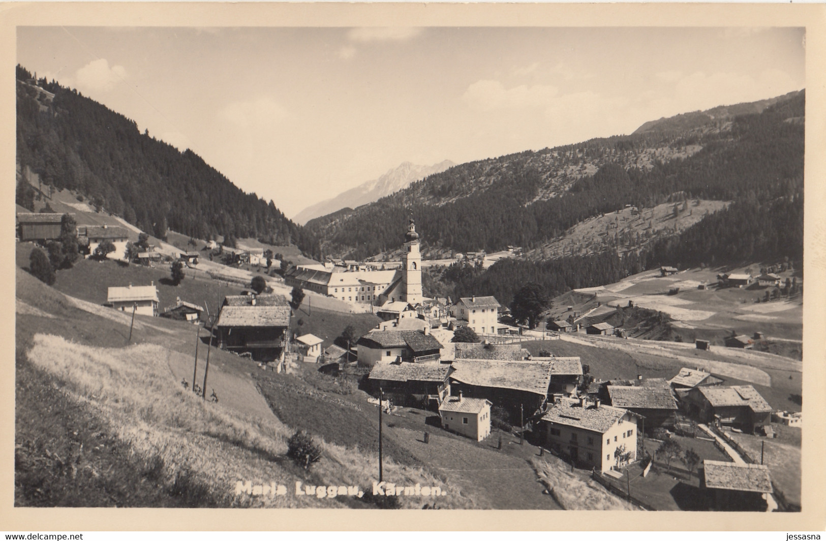 AK - MARIA LUGGAU Im Lesachtal - Ortspanorama 1954 - Lesachtal