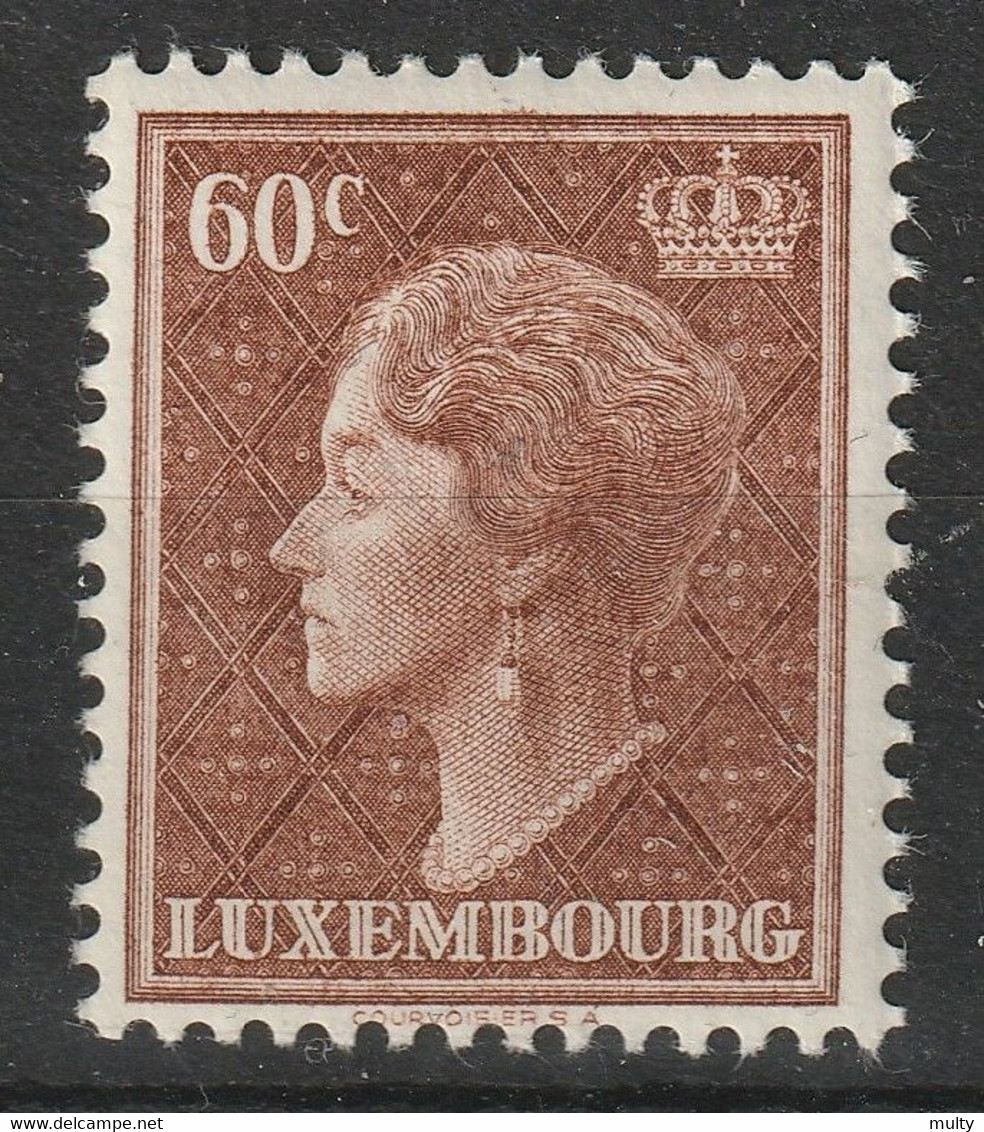 Luxemburg Y/T 416 (**) - 1948-58 Charlotte De Profil à Gauche