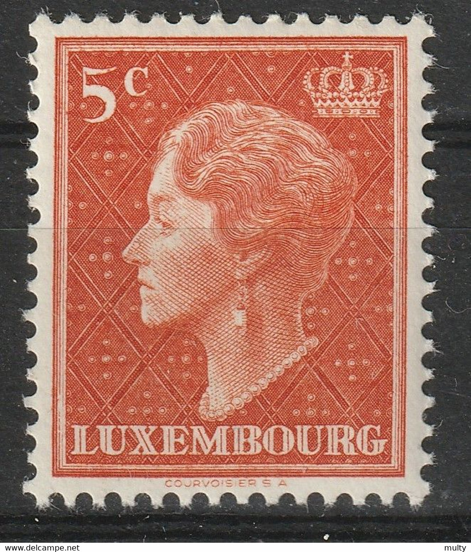 Luxemburg Y/T 413A (**) - 1948-58 Charlotte De Profil à Gauche