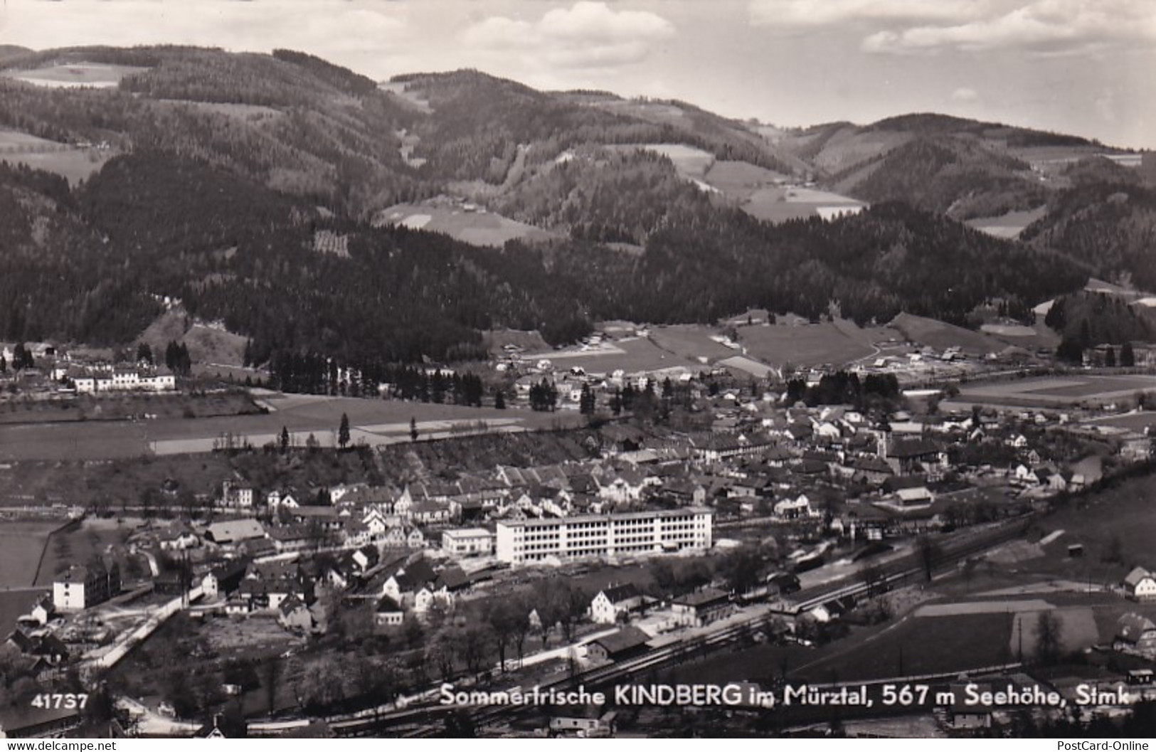 2963 - Österreich - Steiermark , Kindberg Im Mürztal , Sommerfrische , Panorama - Gelaufen 1959 - Kindberg