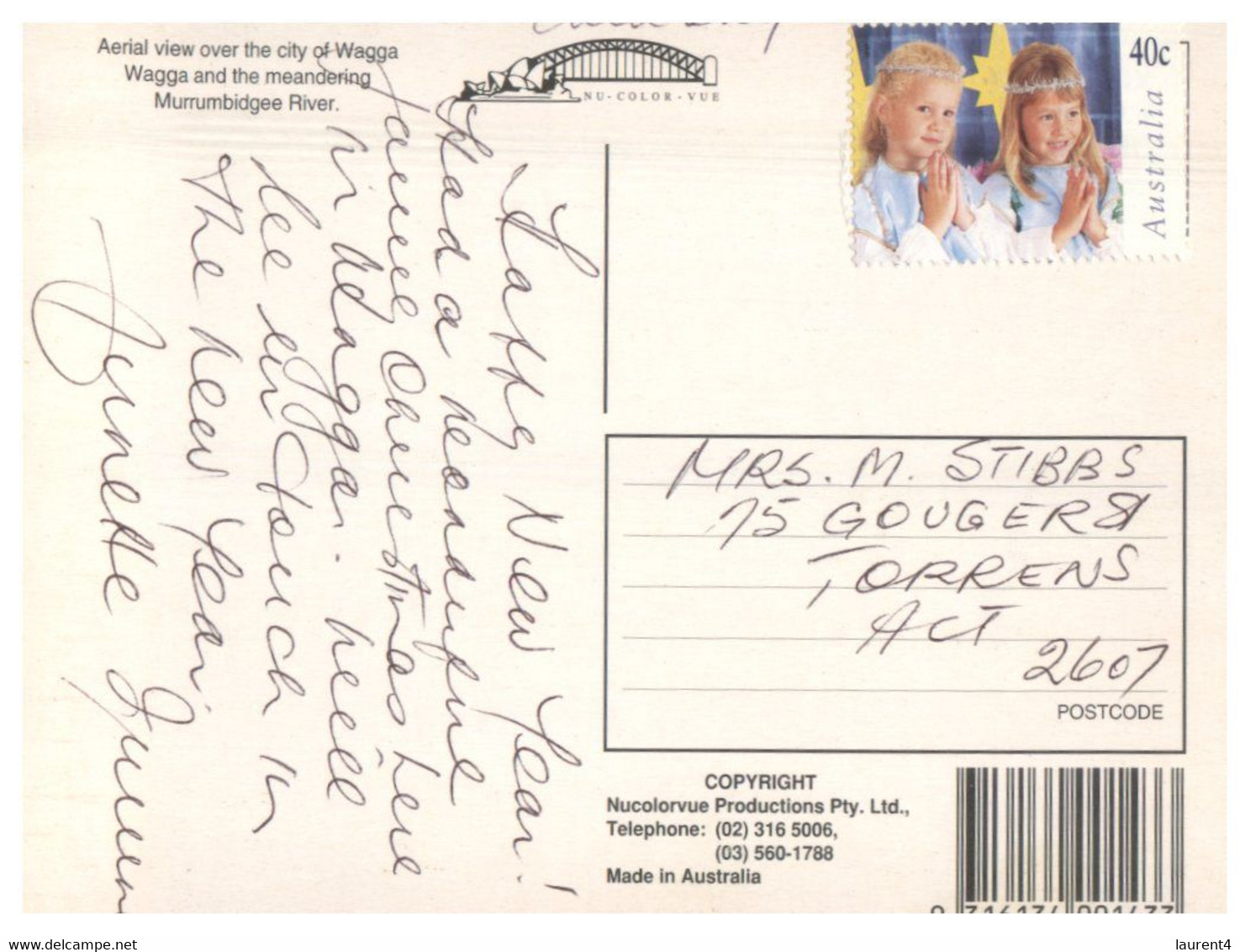 (BB 5) Australia - NSW - Wagga Wagga (with Stamp) - Wagga Wagga