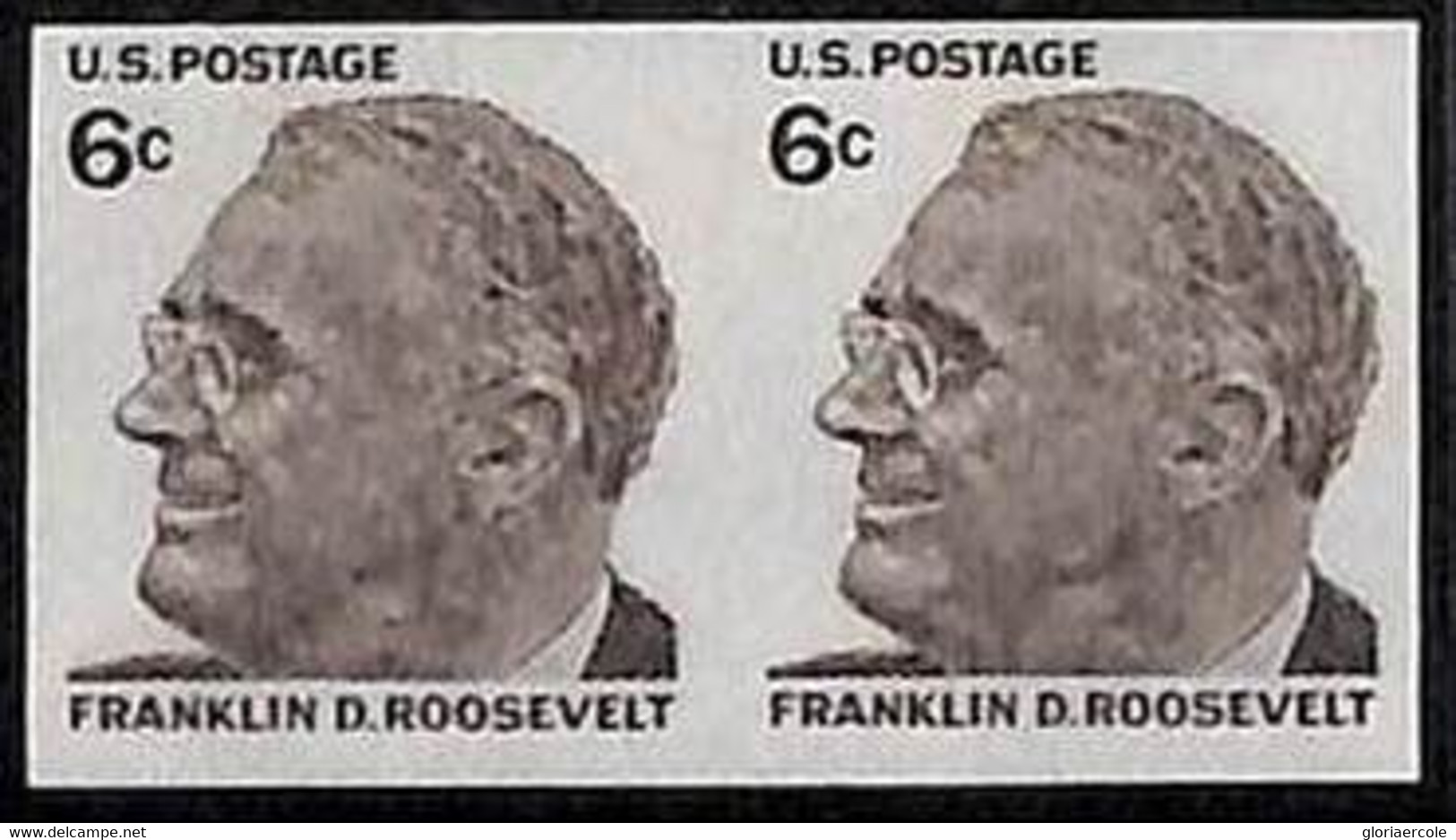 94788b - USA - STAMPS - SC # 1305a IMPERF PAIR - MNH   Franklin Roosevelt - Errors, Freaks & Oddities (EFOs)