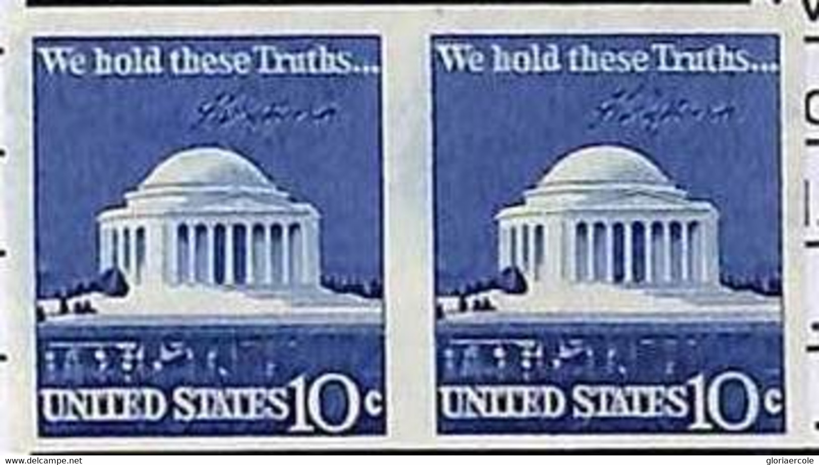 94800e - USA - STAMPS - SC # 1520b  IMPERF PAIR - MNH  Architecture - Errors, Freaks & Oddities (EFOs)