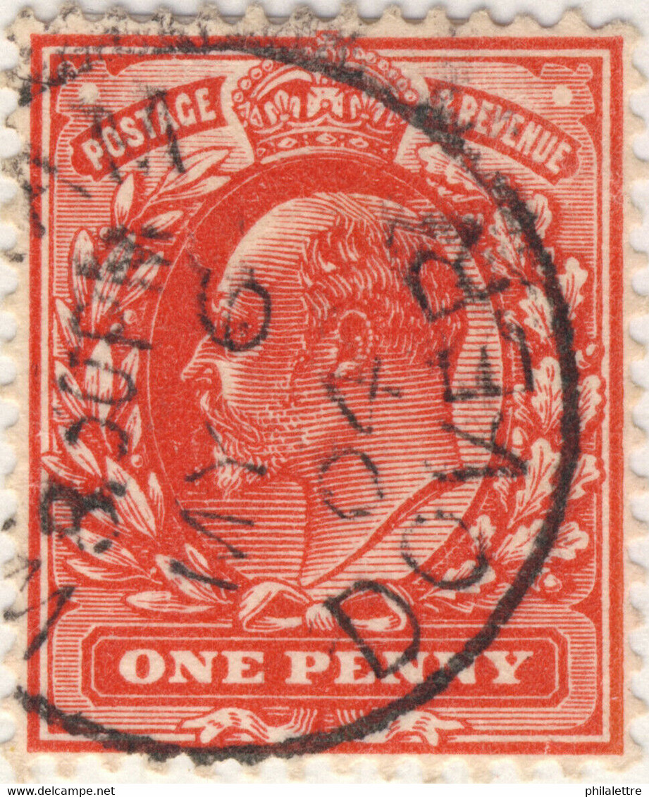 GB - KEVII - 1904 (May 6) - " W.(hough)AM / DOVER " (Kent) CDS On SG219 - Usados
