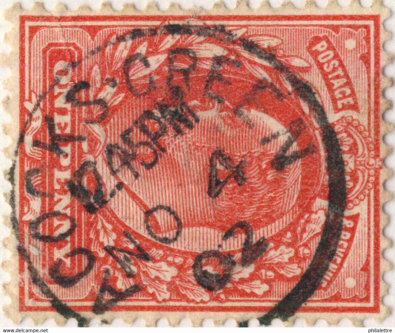 GB  - KEVII 1902 (Nov 4) - " ACOCKS-GREEN " (W.-Midlands) CDS On SG219 - Usati