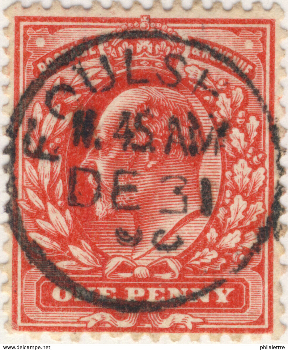 GB  - KEVII 1908 (Dec 31) - " FOULSHAM " (Norfolk) CDS On SG219 (II) - Usati