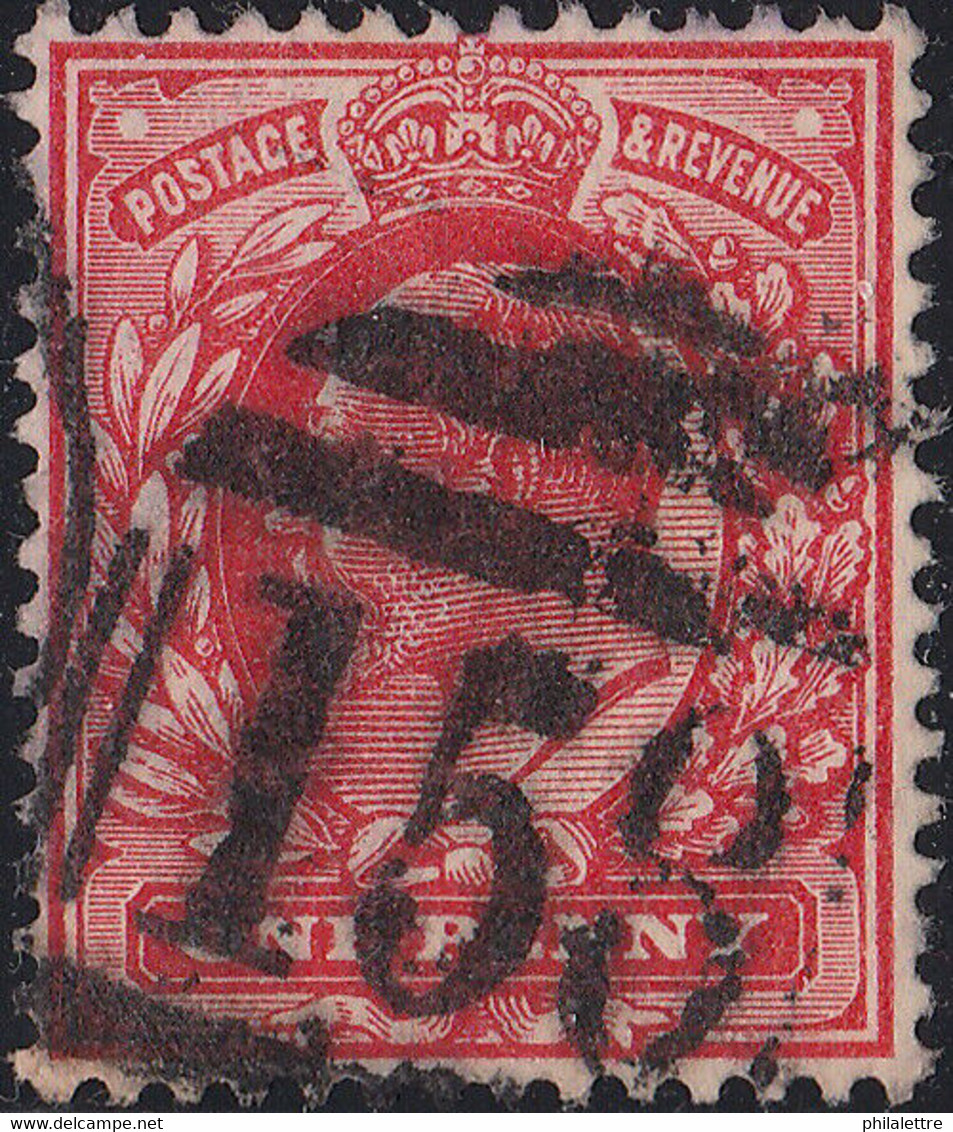 GB - KEVII - Barred Numeral 158 Of "CAMBRIDGE" On SG 219 1d Scarlet - Usati