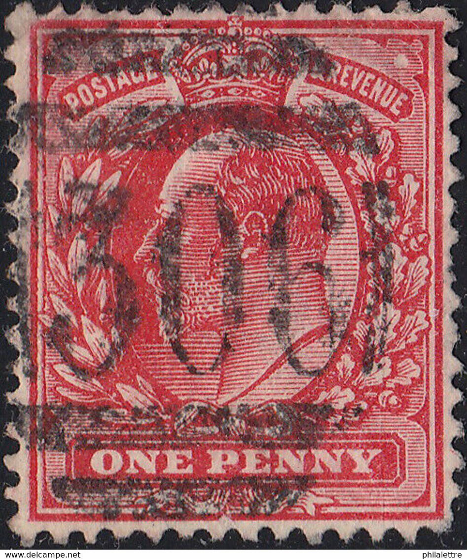 GB - KEVII - Barred Numeral 306 Of "FROME" (Somerset) On SG 219 1d Scarlet - Used Stamps