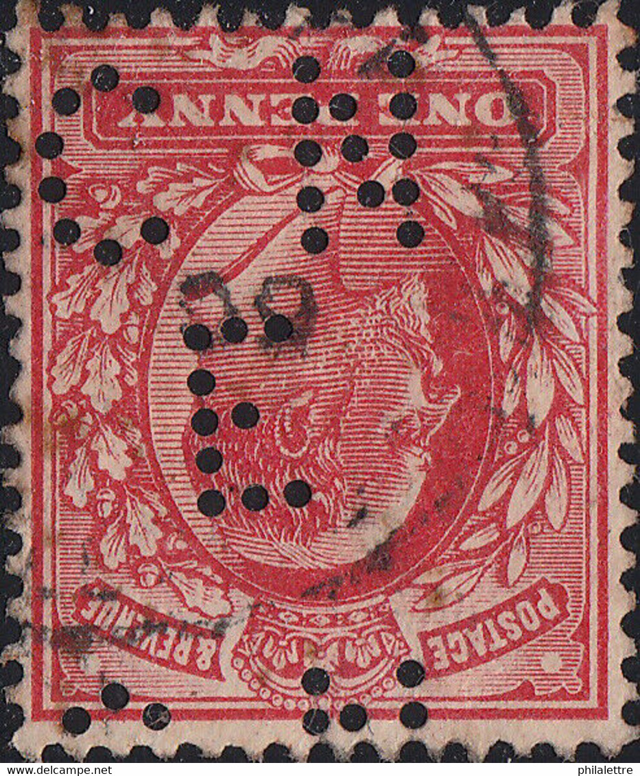 GB - KEVII - Perfin "CN/E" On SG 219 - Used Stamps