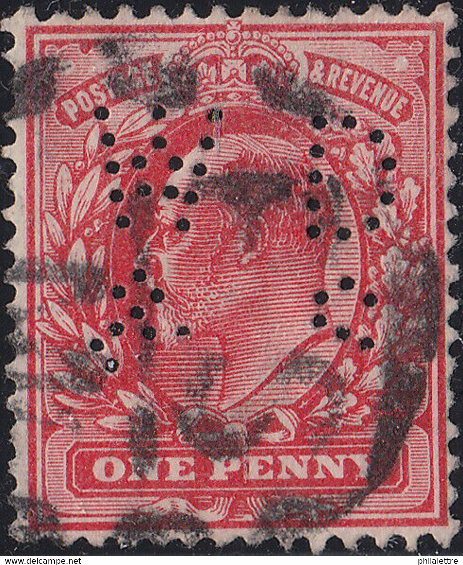 GB - KEVII - Perfin " W D / & S " On SG 219 Used London Foreign Section - Oblitérés