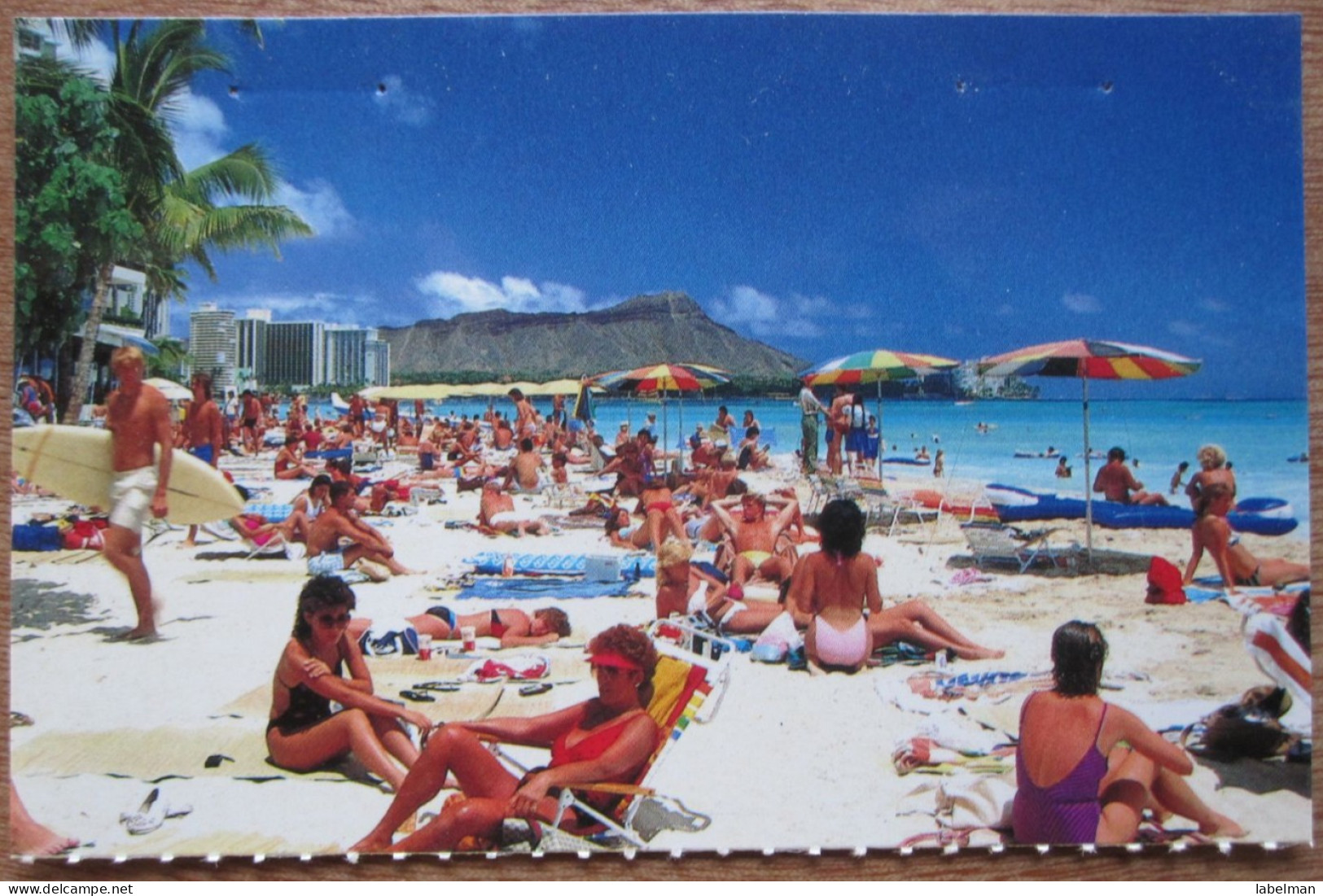 UNITED STATES USA HAWAI WAIKIKI BEACH POLYNESIAN PARADISE MINI POSTCARD PICTURE CARTOLINA ANSICHTSKARTE PHOTO CARD - Kauai