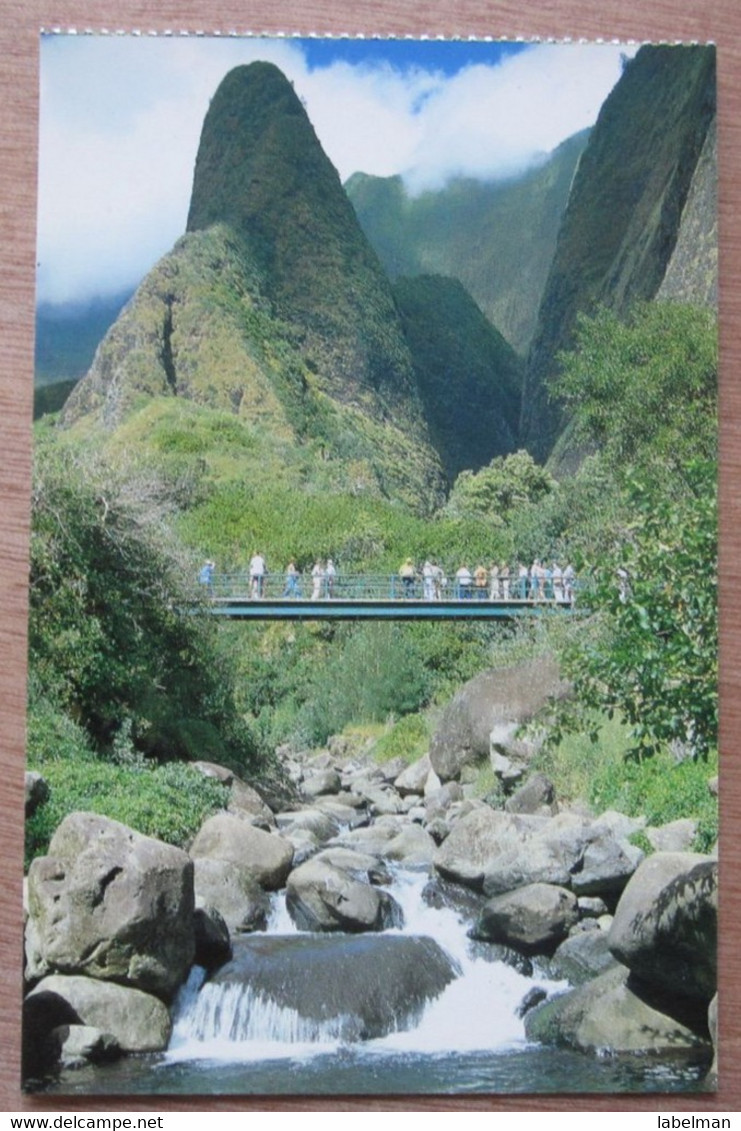 UNITED STATES USA IAO NEEDLE HAWAI ISLAND POLYNESIAN PARADISE POSTCARD PICTURE CARTOLINA ANSICHTSKARTE PHOTO CARD - Hilo