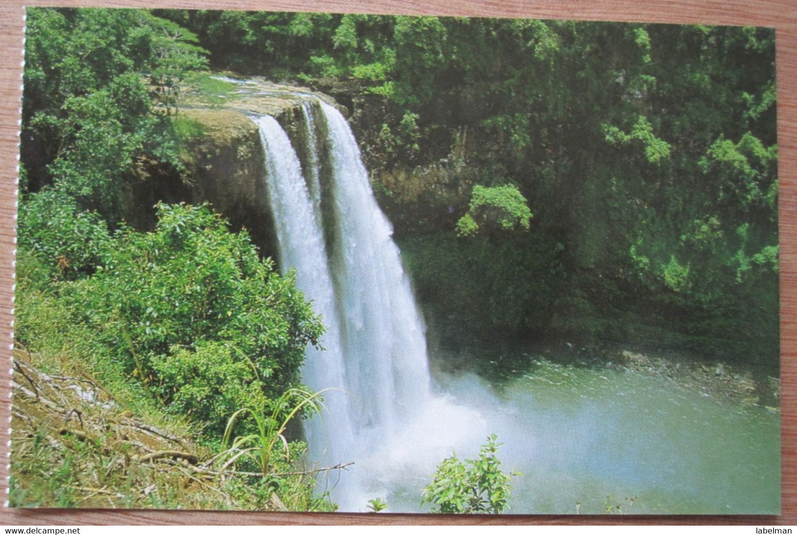 UNITED STATES USA WAILUA FALLS HAWAI ISLAND POLYNESIAN PARADISE POSTCARD PICTURE CARTOLINA ANSICHTSKARTE PHOTO CARD - Lanai