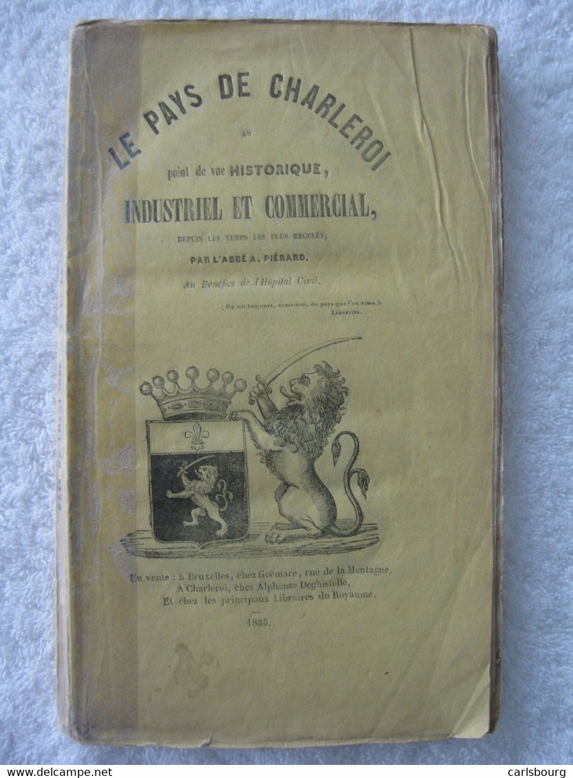 Charleroi – L’abbé Baroudeur Aristide Piérard - EO 1855 – Rare, Curiosa Et Censuré ! - Bélgica