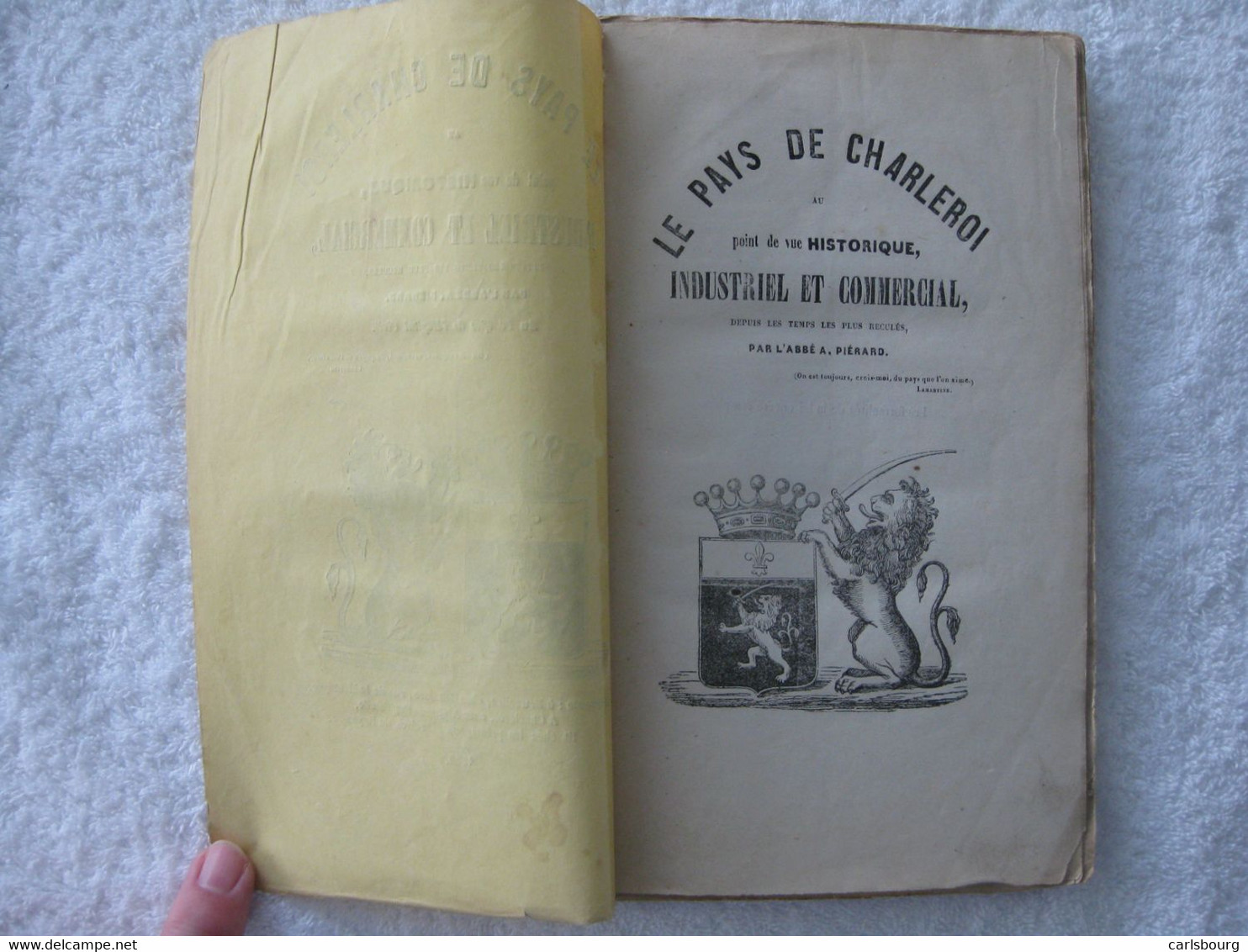 Charleroi – L’abbé Baroudeur Aristide Piérard - EO 1855 – Rare, Curiosa Et Censuré ! - Belgien