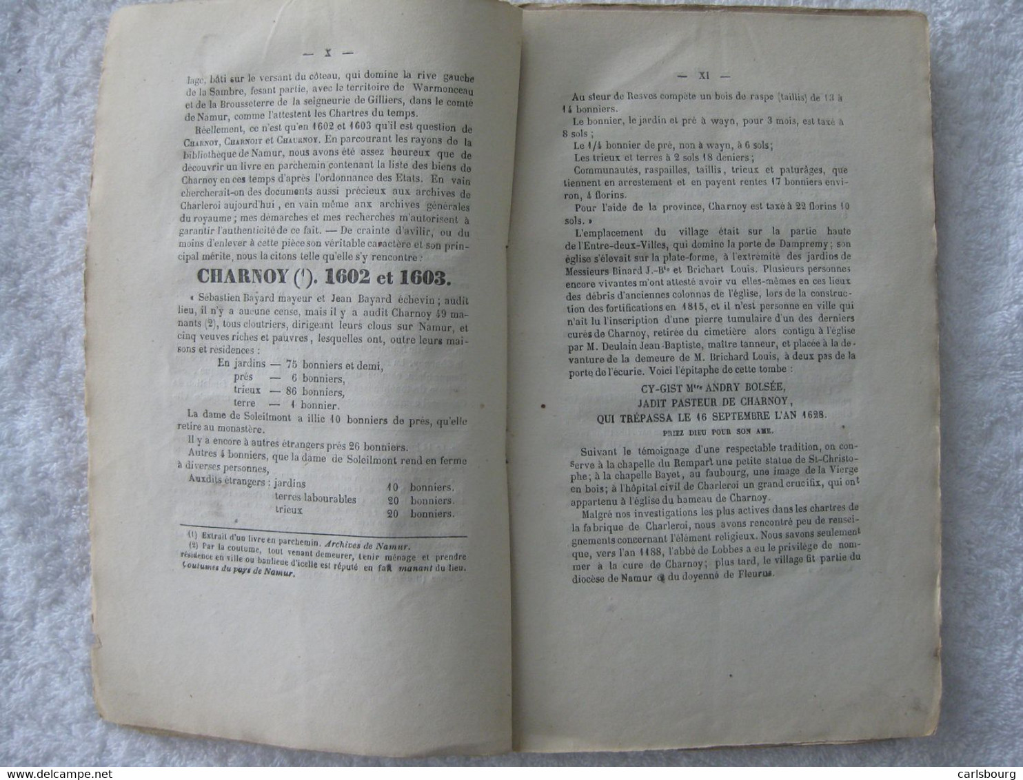 Charleroi – l’abbé baroudeur Aristide Piérard - EO 1855 – rare, curiosa et censuré !